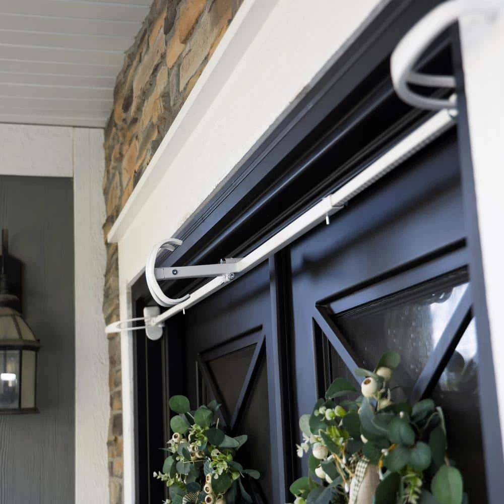 White Double Door Garland Hanger (for 52 In. Artificial - 82 In. Artificial Wide Doors) 6 White Double Door Garland Hanger (for 52 In. Artificial - 82 In. Artificial Wide Doors) - Image 6