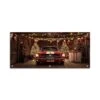 Santa's Reindeer Barn Without Santa Holiday Garage Door Decor Mural For Single Car Garage -Northlight Shop wellco christmas garage door decorations gdcsrbc240 64 1000