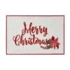 Merry Christmas White/Red 2 Ft. X 3 Ft. Poinsettias Polyester Rectangle Indoor Scatter Rug 9 Merry Christmas White/Red 2 Ft. X 3 Ft. Poinsettias Polyester Rectangle Indoor Scatter Rug -Northlight Shop white red vcny home christmas doormats myx srg 2030 in whred 64 1000