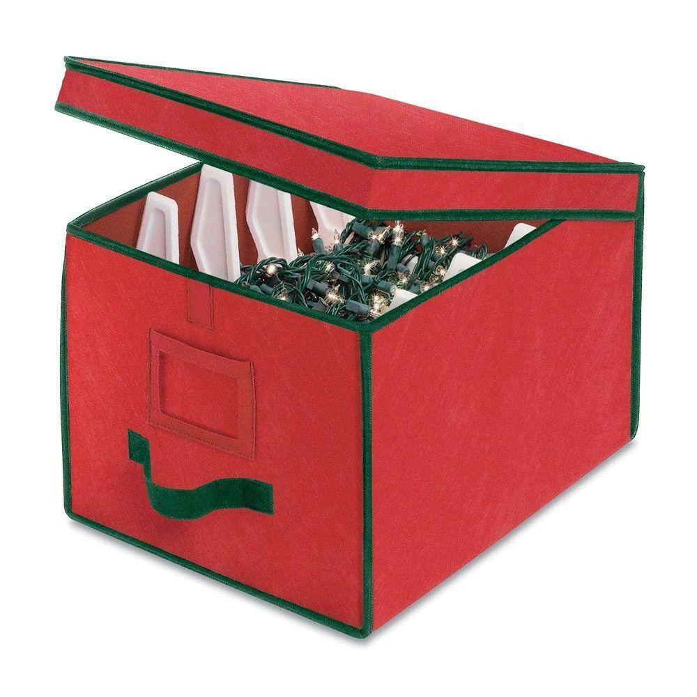 Christmas Storage Collection 12 In. X 10 In. Christmas Light Box 2 Christmas Storage Collection 12 In. X 10 In. Christmas Light Box - Image 2
