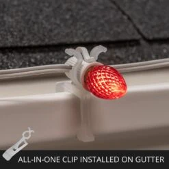 All-in-One Christmas Light Clip (100-Pack) -Northlight Shop wintergreen lighting christmas light accessories 82762 44 1000
