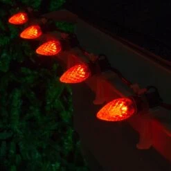 OptiCore C7 LED Orange Faceted Shatter-Resistant Replacement Light Bulbs (25-Pack) 9 OptiCore C7 LED Orange Faceted Shatter-Resistant Replacement Light Bulbs (25-Pack) -Northlight Shop wintergreen lighting christmas light bulbs 72622 4f 1000