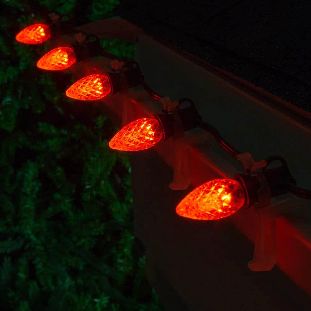 OptiCore C7 LED Orange Faceted Shatter-Resistant Replacement Light Bulbs (25-Pack) 3 OptiCore C7 LED Orange Faceted Shatter-Resistant Replacement Light Bulbs (25-Pack) - Image 3