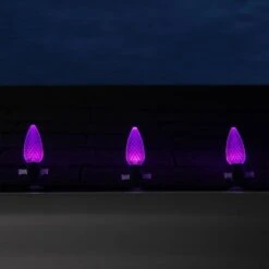 OptiCore C9 LED Purple Faceted Shatter-Resistant Replacement Light Bulbs (25-Pack) 10 OptiCore C9 LED Purple Faceted Shatter-Resistant Replacement Light Bulbs (25-Pack) -Northlight Shop wintergreen lighting christmas light bulbs 72661 1f 1000