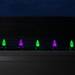 OptiCore C9 LED Purple Faceted Shatter-Resistant Replacement Light Bulbs (25-Pack) 13 OptiCore C9 LED Purple Faceted Shatter-Resistant Replacement Light Bulbs (25-Pack) -Northlight Shop wintergreen lighting christmas light bulbs 72661 76 1000