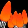 OptiCore C9 LED Orange Smooth/Opaque Shatter-Resistant Replacement Light Bulbs (25-Pack) -Northlight Shop wintergreen lighting christmas light bulbs 74055 64 1000