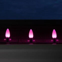 OptiCore C9 LED Pink Smooth/Opaque Shatter-Resistant Christmas Light Bulbs (25-Pack) 8 OptiCore C9 LED Pink Smooth/Opaque Shatter-Resistant Christmas Light Bulbs (25-Pack) -Northlight Shop wintergreen lighting christmas light bulbs 74060 1f 1000