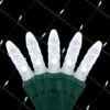 48 In. X 72 In. 100-Light M5 LED Cool White Net Light Set -Northlight Shop wintergreen lighting christmas net lights 72492 64 1000