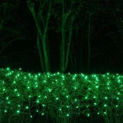 48 In. X 72 In. 100-Light M5 LED Green Net Light Set 11 48 In. X 72 In. 100-Light M5 LED Green Net Light Set -Northlight Shop wintergreen lighting christmas net lights 72500 fa 1000