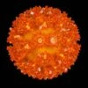 7.5 In. 120-Light LED Orange Decorative Starlight Sphere -Northlight Shop wintergreen lighting christmas novelty lights 76506 64 1000