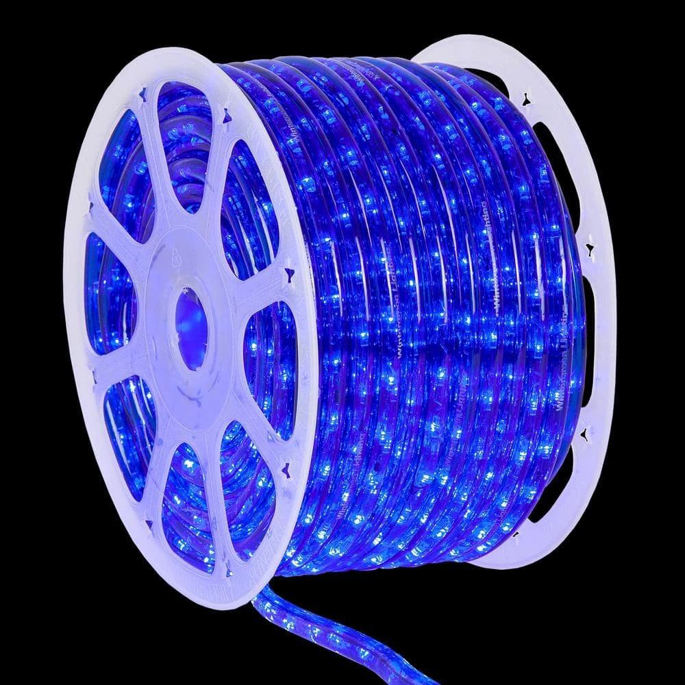 150 Ft. 1800-Light LED Blue Rope Light Kit 1 150 Ft. 1800-Light LED Blue Rope Light Kit