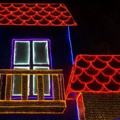 150 Ft. LED Red Rope Light Kit -Northlight Shop wintergreen lighting christmas rope lights 73669 31 1000