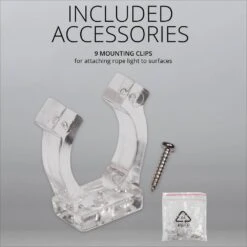 18 Ft. 216-Light LED Red And Green Christmas Rope Light 10 18 Ft. 216-Light LED Red And Green Christmas Rope Light -Northlight Shop wintergreen lighting christmas rope lights 83245 44 1000