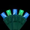 24 Ft. 70-Light Blue And Green 5 Mm LED Mini Light Set -Northlight Shop wintergreen lighting christmas string lights 69415 64 1000