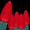 OptiCore 24 Ft. 25-Light Red LED Faceted C9 String Light Set -Northlight Shop wintergreen lighting christmas string lights 78074 64 1000