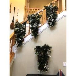 30 In. Lighted Decorated Teardrop With Timer -Northlight Shop worth imports christmas swag 7918 31 1000