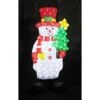 35 In. Decorative Snowman With Tree Sculpture LED Light -Northlight Shop xepa christmas yard decorations ehx os1026 64 1000