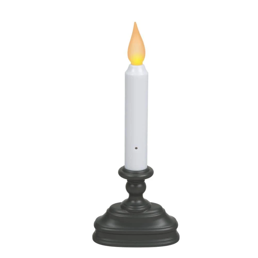 8.5 In. Dual LED Color Standard Battery Operated Candle With Aged Bronze Base 2 8.5 In. Dual LED Color Standard Battery Operated Candle With Aged Bronze Base - Image 2