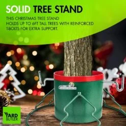 Santa's Last Stand Tree Steel Stand For 3 Ft. To 6 Ft. Trees 11 Santa's Last Stand Tree Steel Stand For 3 Ft. To 6 Ft. Trees -Northlight Shop yard butler christmas tree stands isls 7hc fa 1000