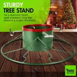 Santa's Last Stand Tree Stand Steel For 6 Ft. To 11 Ft. Trees -Northlight Shop yard butler christmas tree stands isls 9hc 1f 1000