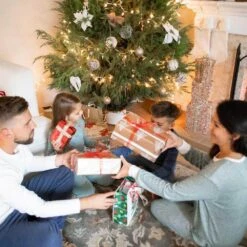 Santa's Last Stand White Steel Stand For 6 Ft. To 11 Ft. Trees -Northlight Shop yard butler christmas tree stands isls 9white 1f 1000