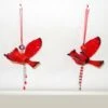 5 In. Acrylic Cardinal Ornaments With Beaded Tassel (Set Of 6) -Northlight Shop zaer ltd international christmas ornament sets zr508417 64 1000