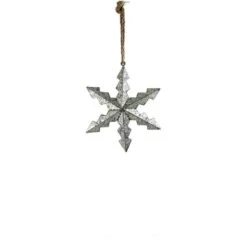 Set Of 6 Hanging Galvanized Stars In Assorted Sizes -Northlight Shop zaer ltd international christmas yard decorations zr731160 1f 1000