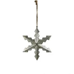 Set Of 6 Hanging Galvanized Stars In Assorted Sizes -Northlight Shop zaer ltd international christmas yard decorations zr731160 76 1000