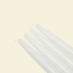 6 In. White Taper Candles (12-Set)