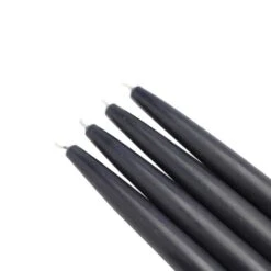 6 In. Black Taper Candles (Set Of 12) -Northlight Shop zest candle christmas candles cez 020 c3 1000