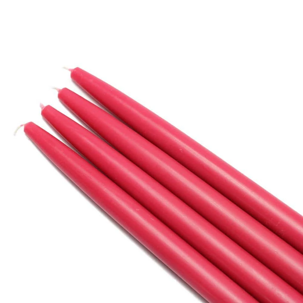 10 In. Red Taper Candles (12-Set) 1 10 In. Red Taper Candles (12-Set)