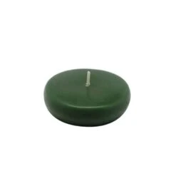 2.25 In. Hunter Green Floating Candles (Box Of 24)