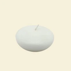 3 In. White Floating Candles (Box Of 12)